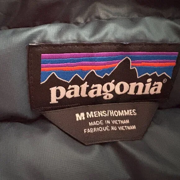 Patagonia Teal and Yellow Puffer Vest (like-new) - Picture 4 of 6